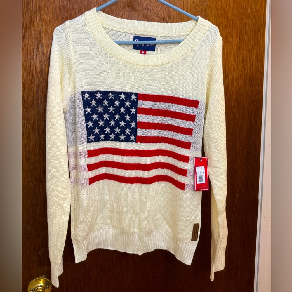 American flag sweater from tipsy elves